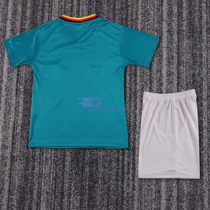 Camiseta De Portero España 2010 Verde Retro Niño Kit - 图片 2