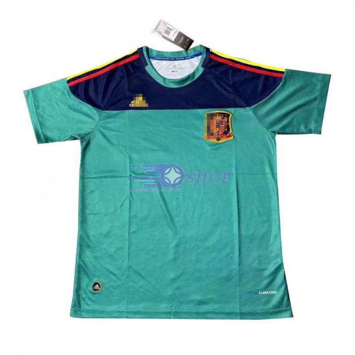 Camiseta De Portero España Verde 2010 Retro - 图片 1
