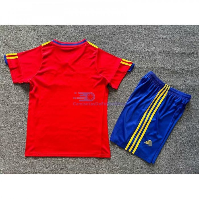 Camiseta España 2010 1ª Equipación Retro Niño Kit - 图片 2