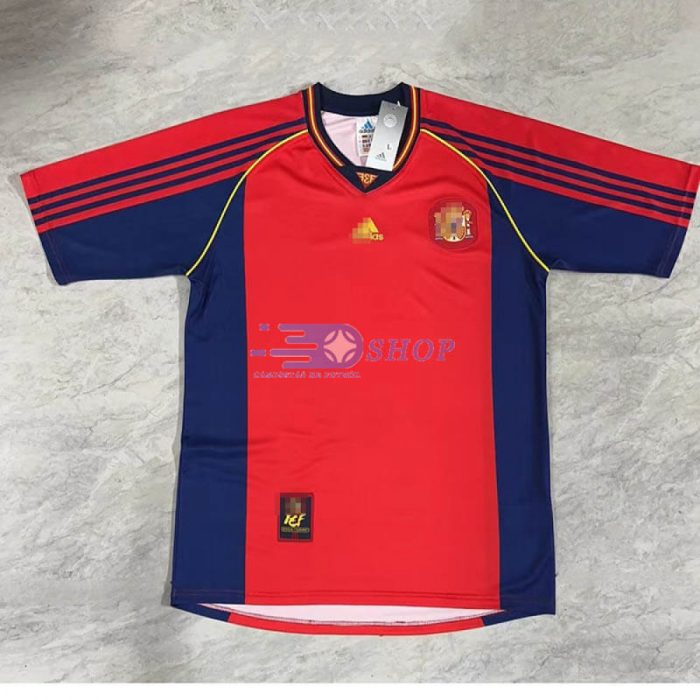 Camiseta España 1998 1ª Equipación Retro - 图片 1