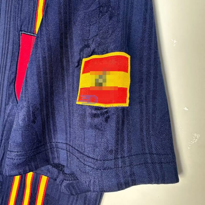 Camiseta España 1996 2ª Equipación Retro - 图片 4